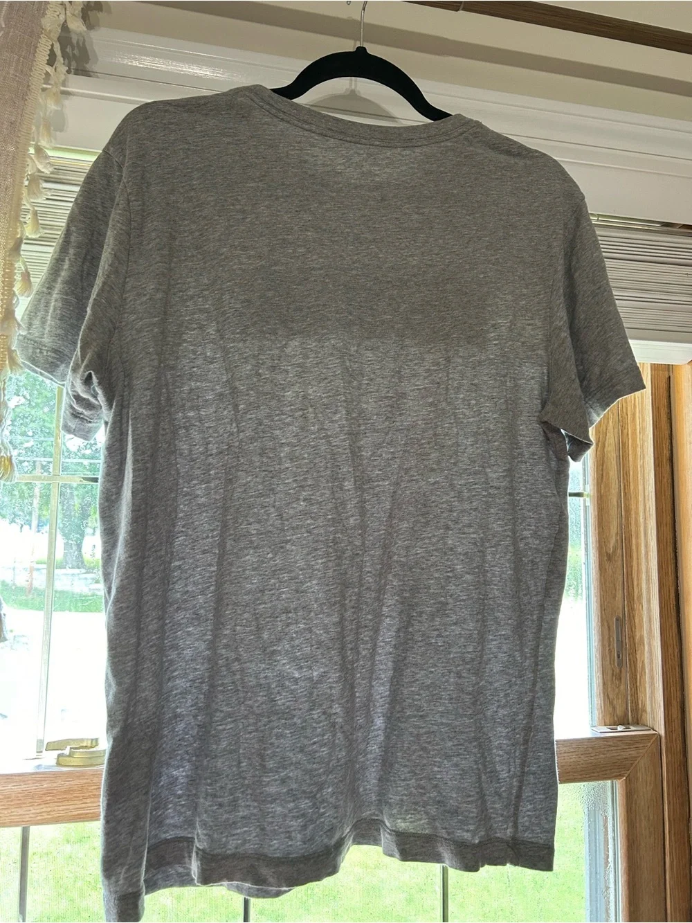 Nike Gray Swoosh Graphic Short Sleeve Tee